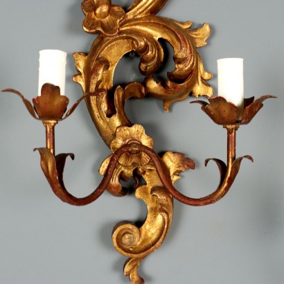 COPPIA APPLIQUE,Coppia Appliques XX Secolo