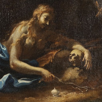 CUADRO con MAGDALENA PENITENTE, Cuadro de Magdalena Penitente