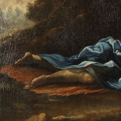 CUADRO con MAGDALENA PENITENTE, Cuadro de Magdalena Penitente