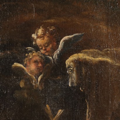 CUADRO con MAGDALENA PENITENTE, Cuadro de Magdalena Penitente