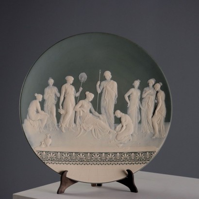 Plato de desfile Jean-Baptiste Stahl para Mettlach
