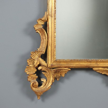 Miroir, miroir en bois sculpté