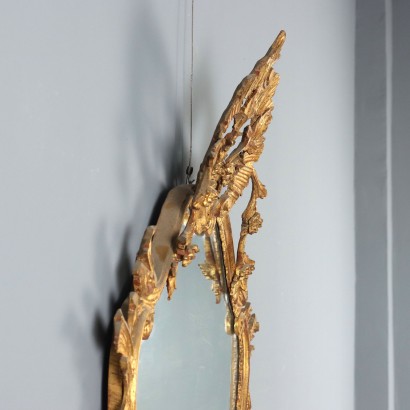 Miroir, miroir en bois sculpté