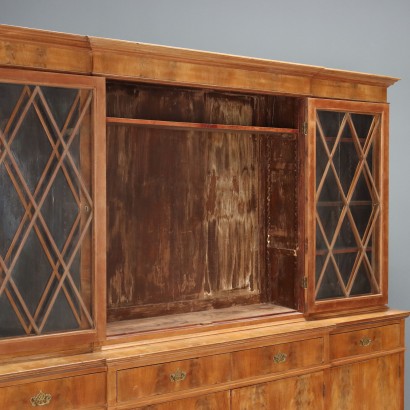 bookcase, Regency Style Mahogany Bookcase