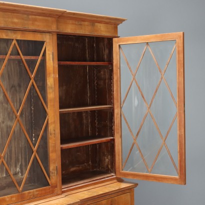 bookcase, Regency Style Mahogany Bookcase