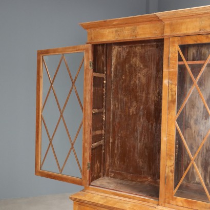 bookcase, Regency Style Mahogany Bookcase