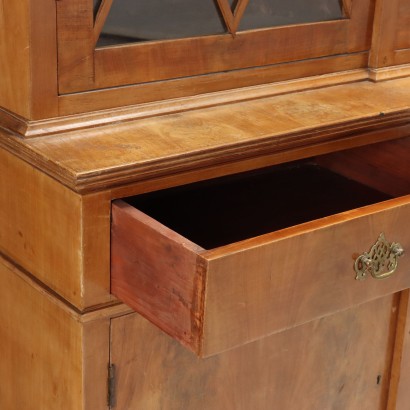 bookcase, Regency Style Mahogany Bookcase