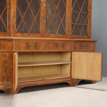 bookcase, Regency Style Mahogany Bookcase