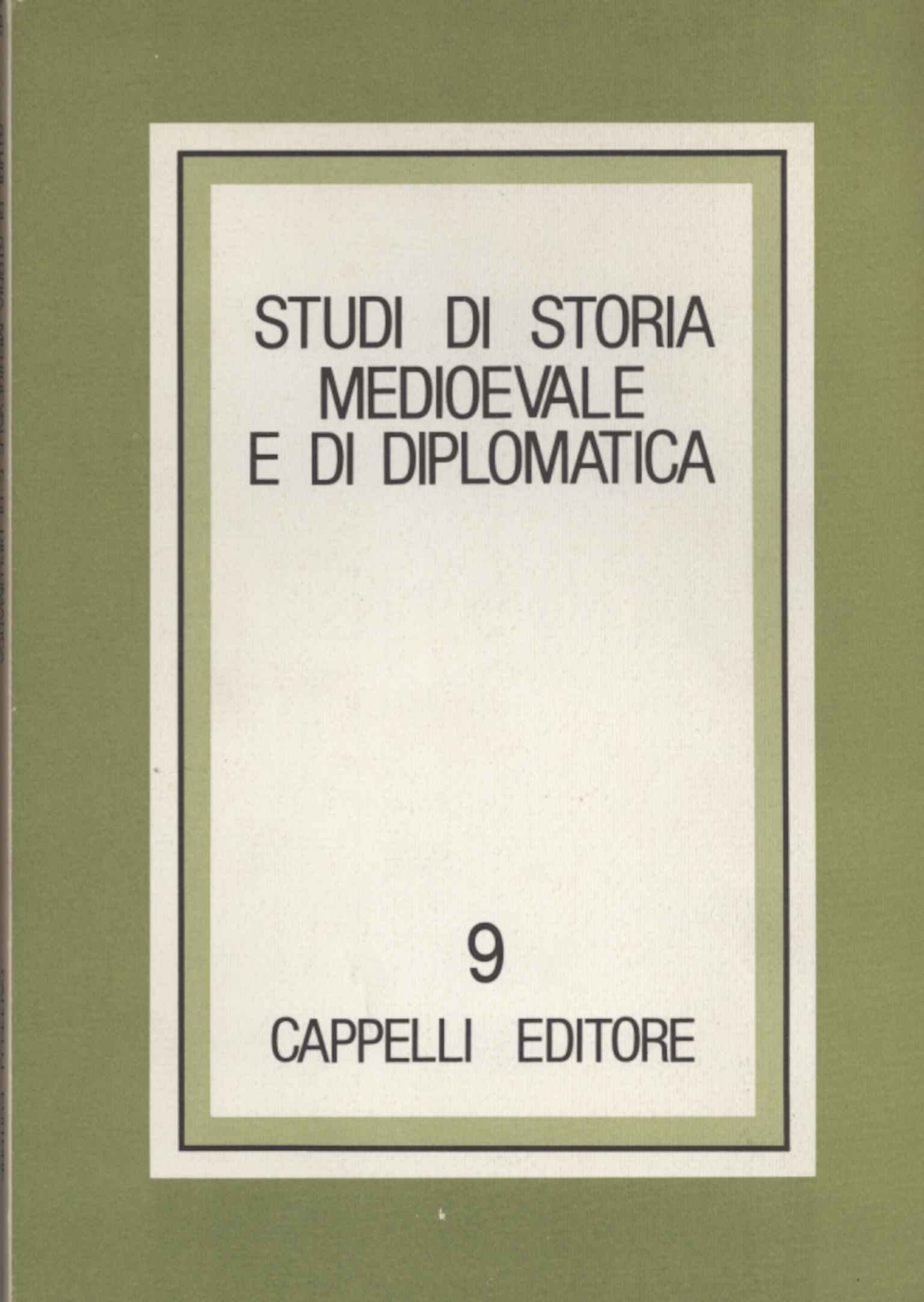 Studi di storia medioevale e di diplom