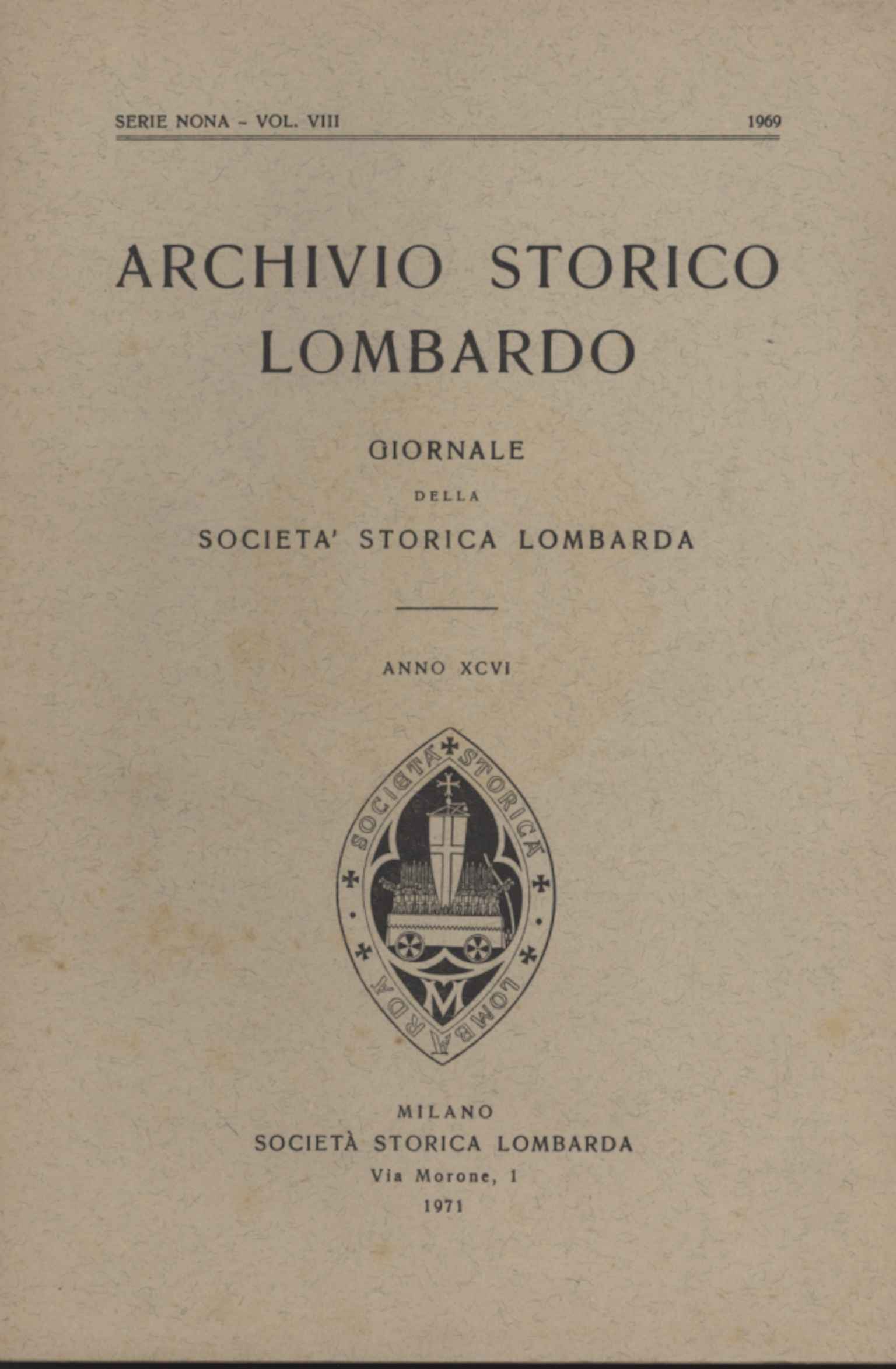 Lombardy Historical Archive. Newspaper of the%