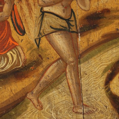 Dipinto Battesimo di Cristo,Il Battesimo di Cristo