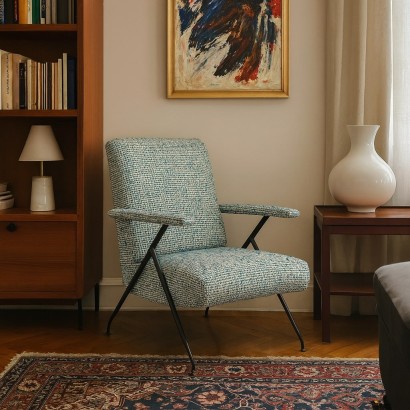 Sillón, sillón reclinable vintage de los años 50-60