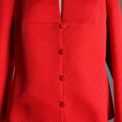 Escada Giacca Rossa Vintage