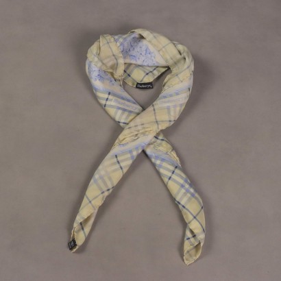 Bufanda de seda vintage con flores de Burberry
