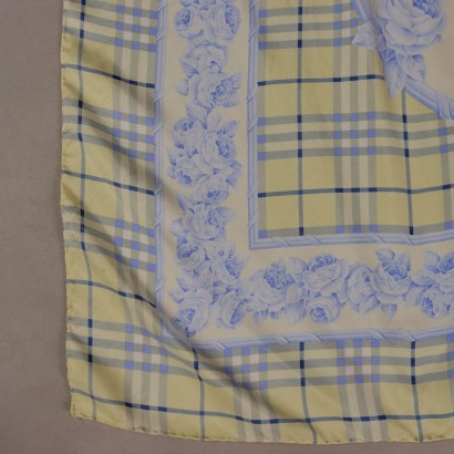 Bufanda de seda vintage de Burberry con