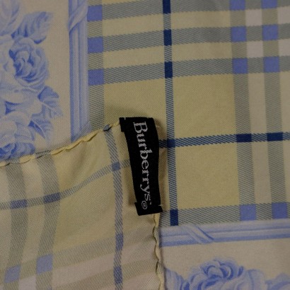 Bufanda de seda vintage de Burberry con