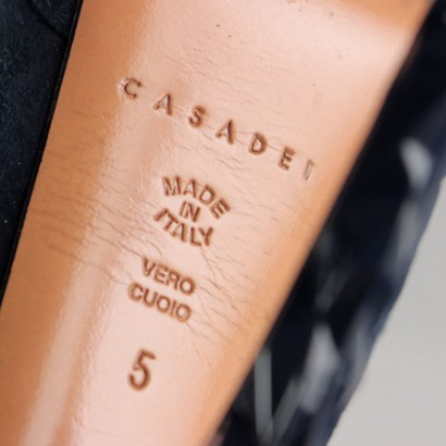 Chaussures Casadei en daim bleu