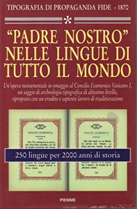 Padre Nostro nelle lingue di tutto il mondo