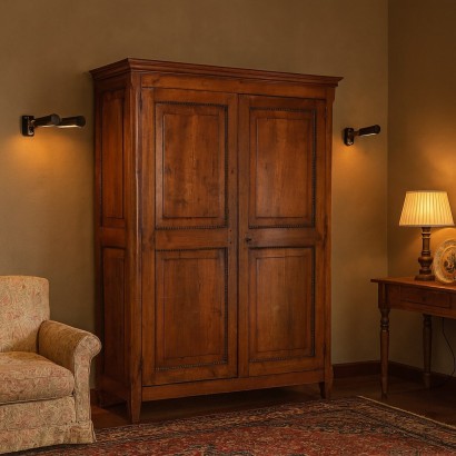 armoire, armoire en noyer