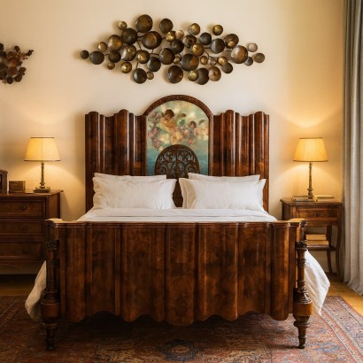 Bed, Art Deco Bed