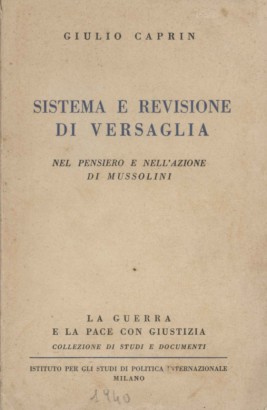 Sistema e revisione di Versaglia