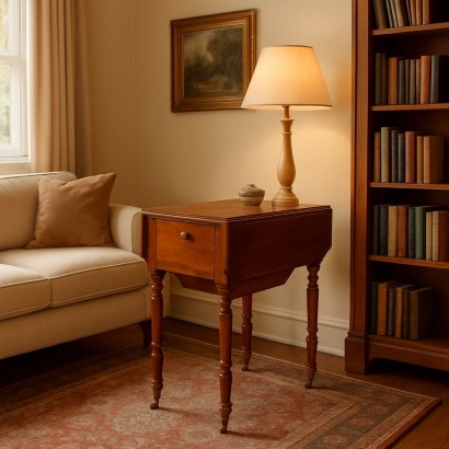 Coffee Table, Mahogany Slatted Coffee Table