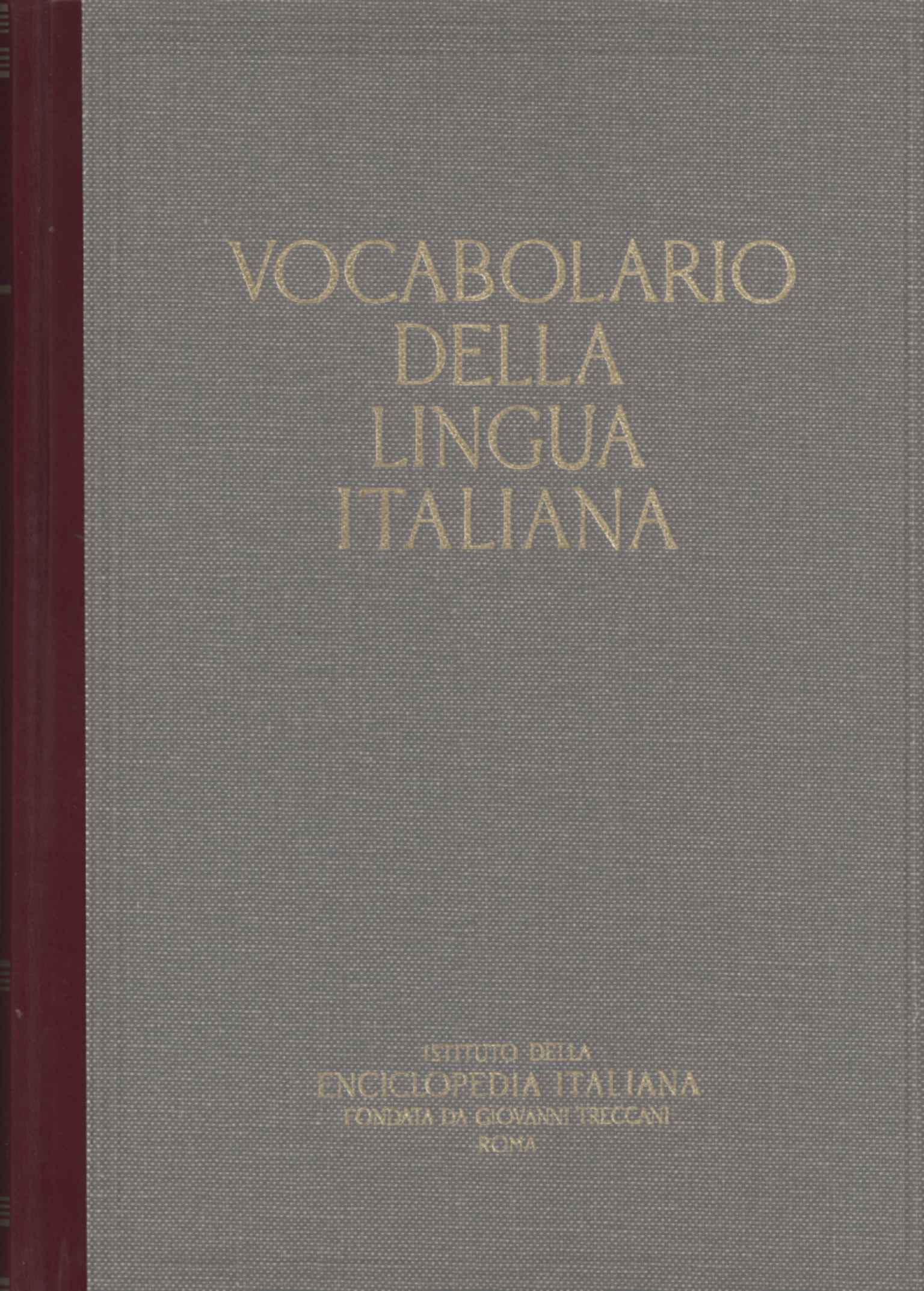 Vocabolario della lingua italiana (II D