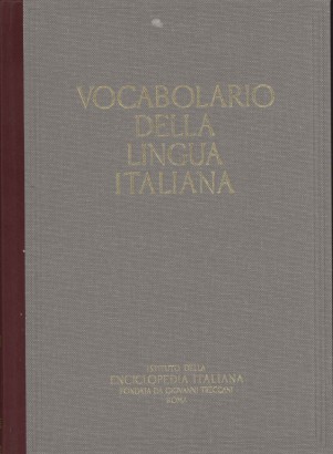 Vocabolario della lingua italiana (III**, PE-R)