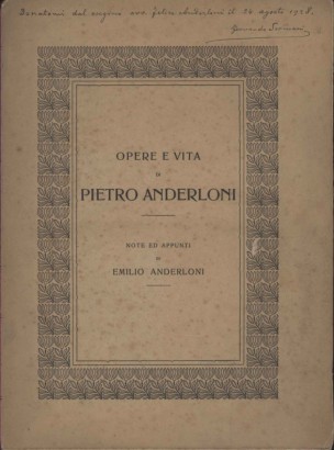 Opere e vita di Pietro Anderloni