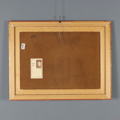 Dipinto di Proferio Grossi,Natura morta,Proferio Grossi,Proferio Grossi,Proferio Grossi,Born in 1923 on the hills of Parma PRoferio Grossi after classical studies in Parma moved to Milan, where he attended the Luigi Bocconi University of Commerce for a short time and then enrolled at the Brera Academy. Here he became the favored student of Atanasio Soldati, his fellow townsman and leader of Geometric Abstractionism. In 1948 he joined the MAC (Movimento Arte Concreta) and in 1954 held his first solo exhibition at Studio B 24 in Milan, where in 1957 he then organized the 1st Concrete Art Review at the Schettini Gallery. In the following years Proferio Grossi achieved well-deserved success with the adoption of object painting, in an aesthetic discourse he carried on until the last days of his life, alternating it with the abstract trend. Numerous are the solo, group, and retrospective exhibitions held by Proferio Grossi in Italian and foreign galleries. For his artistic merits, he was appointed member of the Academy of Fine Arts of Parma and other qualified Italian academies. Proferio Grossi also executed portraits of famous personalities, murals, and frescoes, both in the Parma and Milan areas. He died in Parma in 2000.