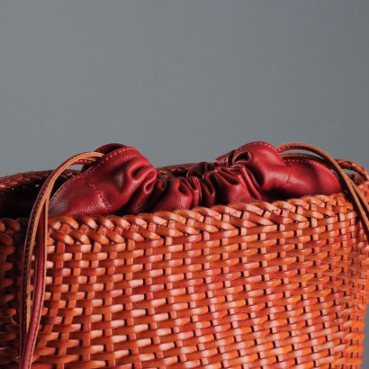 Vintage Woven Leather Bag