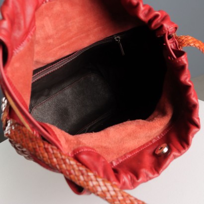 Vintage Woven Leather Bag