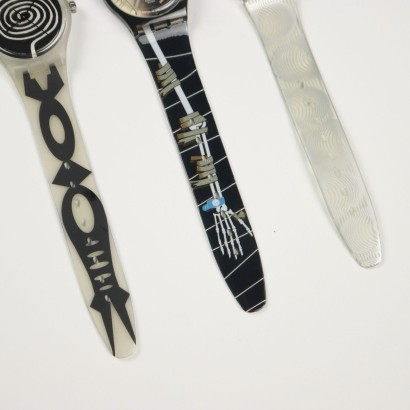 Gruppo di Sei Orologi Swatch a Tema