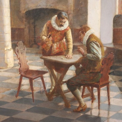 Painting Scene with Dice Players, The Dice Players
