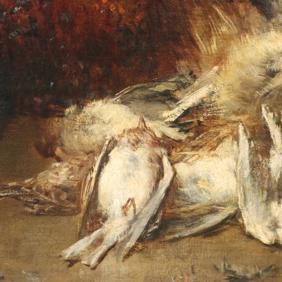 Painting by Charles Monginot,Still life with birds,Charles Monginot,Charles Monginot,Charles Monginot,Charles Monginot