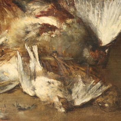 Painting by Charles Monginot,Still life with birds,Charles Monginot,Charles Monginot,Charles Monginot,Charles Monginot