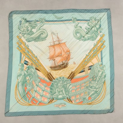 Hermes Foulard Vintage Nautico
