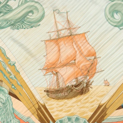 Hermes Foulard Vintage Nautico