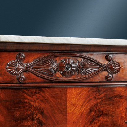 Pair of mahogany sideboards,Pair of sideboards.