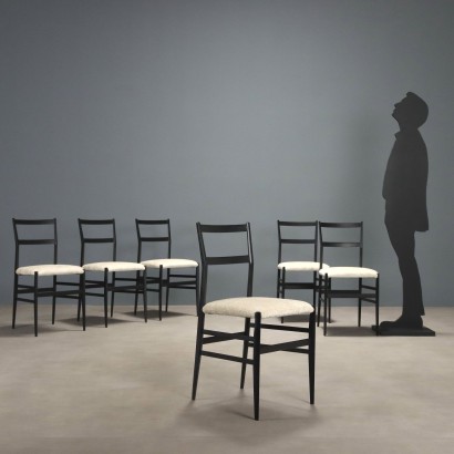 Sei Sedie '699 Superleggera0apost,Gio Ponti,Gio Ponti,Gio Ponti,Gio Ponti,Gio Ponti