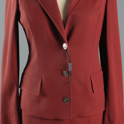 Dolce & Gabbana Bordeaux Suit