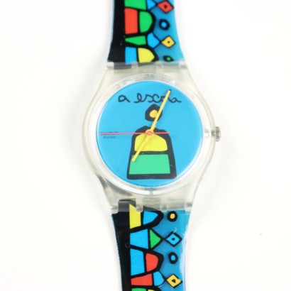 Gruppo di Quattro Orologi Swatch a Tem