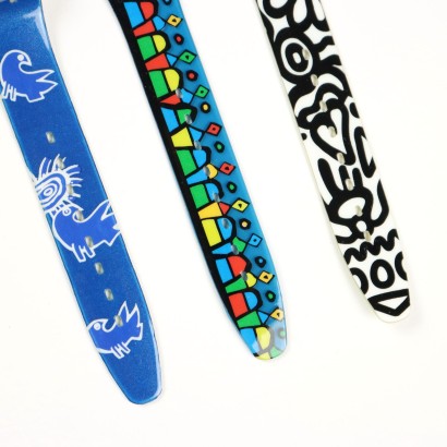 Gruppo di Quattro Orologi Swatch a Tem