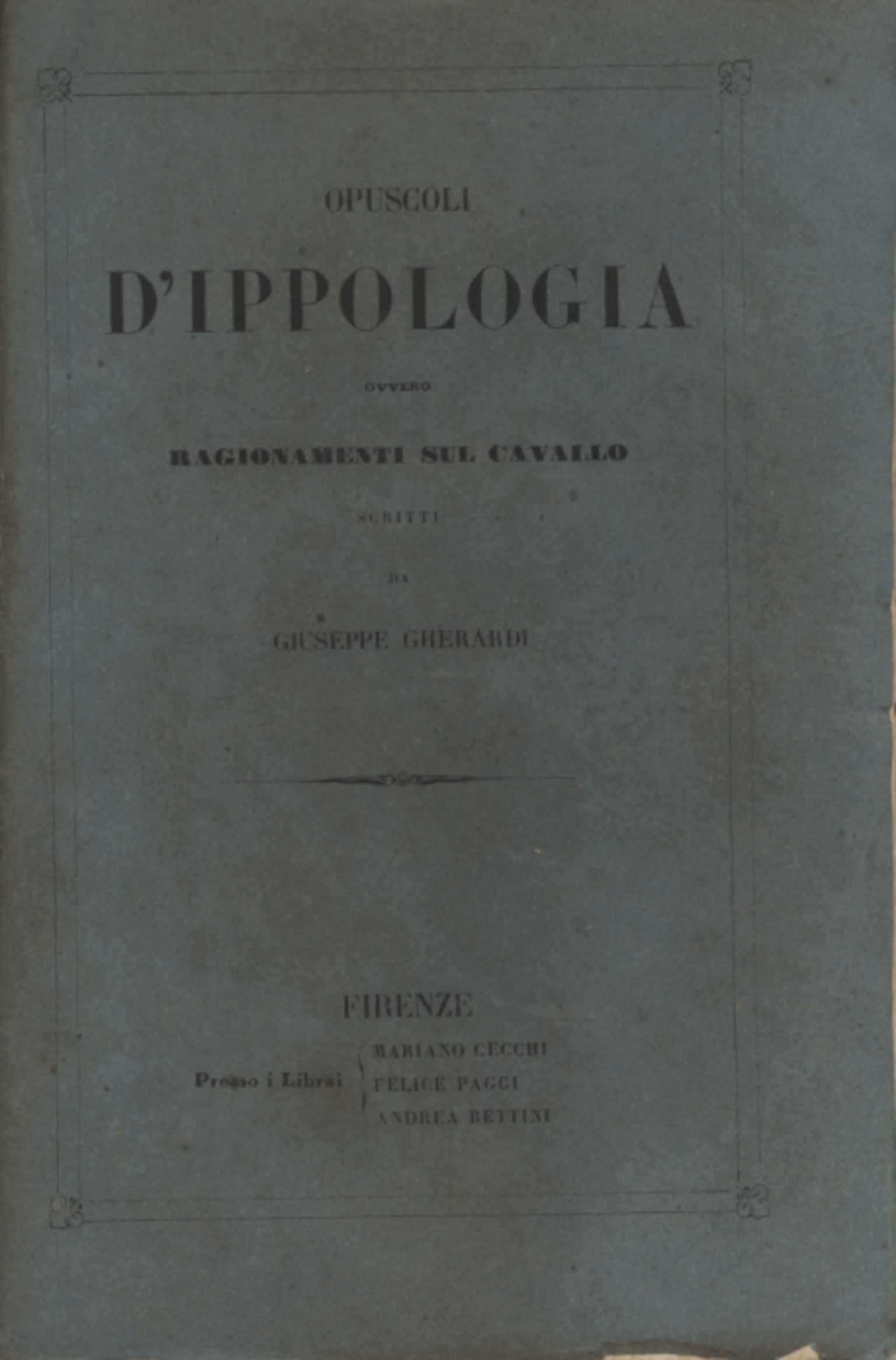 Hippologie-Broschüren oder Ragio