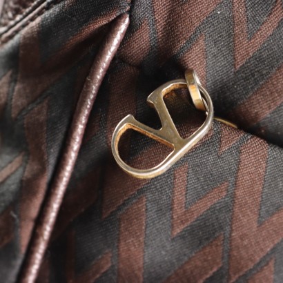 Valentino Vintage Canvas and Leather Bag