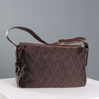 Valentino Vintage Canvas and Leather Bag