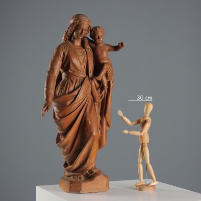 Madonna con Bambino in Terracotta