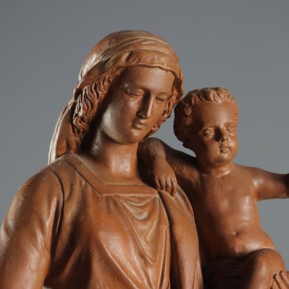 Madonna con Bambino in Terracotta