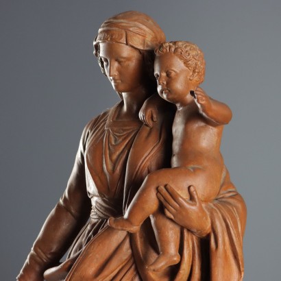 Madonna con Bambino in Terracotta