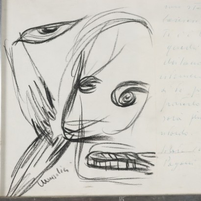 Disegno con Lettera di Remo Brindisi ,Ultima notte di Mussolini con Claretta,Remo Brindisi,Disegno con Lettera di Remo Brindisi 1,Remo Brindisi,Remo Brindisi,Remo Brindisi,Remo Brindisi,Remo Brindisi,Remo Brindisi